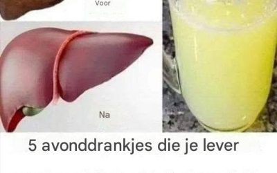 5 drankjes om voor het slapengaan te drinken om de lever te reinigen en vet te verbranden