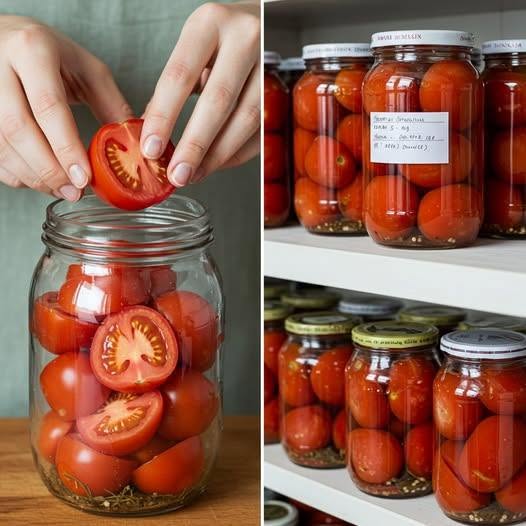 Tomaten op een natuurlijke manier bewaren: de geniale structuur om er 24 maanden van te genieten zonder azijn.