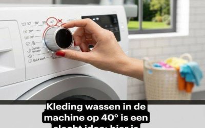 Kleding wassen in de machine op 40° is een slecht idee: hier is waarom je met deze gewoonte moet stoppen