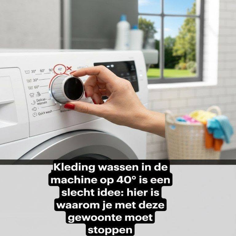 Kleding wassen in de machine op 40° is een slecht idee: hier is waarom je met deze gewoonte moet stoppen