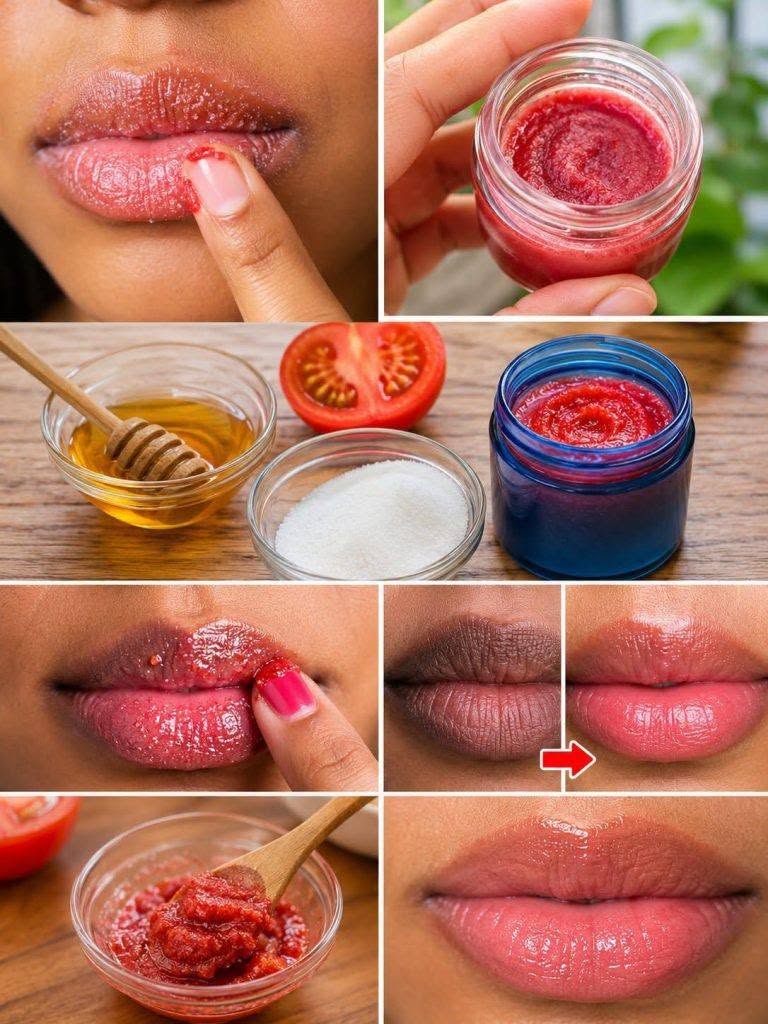 Krijg op natuurlijke wijze zachte, roze lippen met deze eenvoudige oplossing.