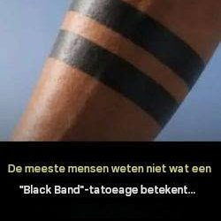 Tatoeages met een zwarte band en hun verborgen betekenissen