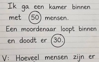 Alleen de slimste mensen hebben dit goed: De verrassende oplossing van het kamer-en-moordenaar raadsel!