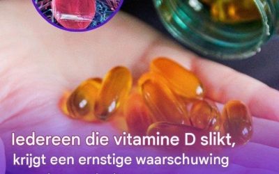 Apotheker waarschuwt iedereen die vitamine D slikt.