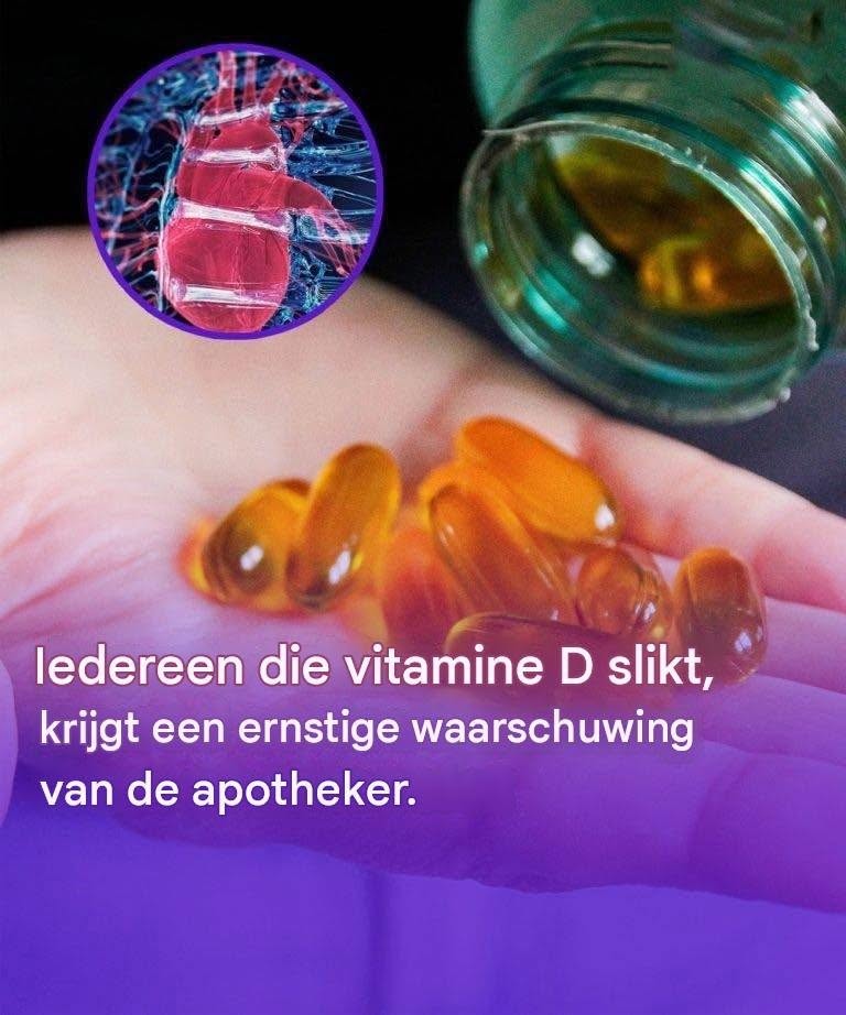 Apotheker waarschuwt iedereen die vitamine D slikt.
