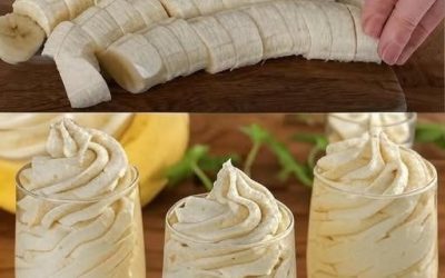 Bananenmousse klaar in 5 minuten
