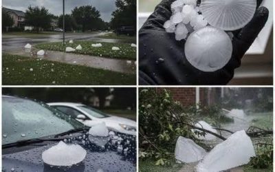 Alarmfase rood: Zware onweersbuien met hagel treffen S-Town… Meer weergeven