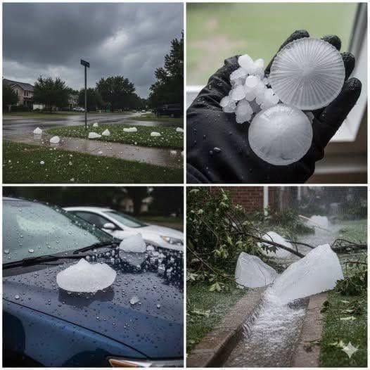 Alarmfase rood: Zware onweersbuien met hagel treffen S-Town… Meer weergeven